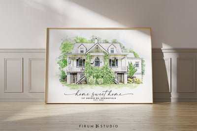 Custom House Portraits for Real Estate Clients: The Power of Personalized Gifts